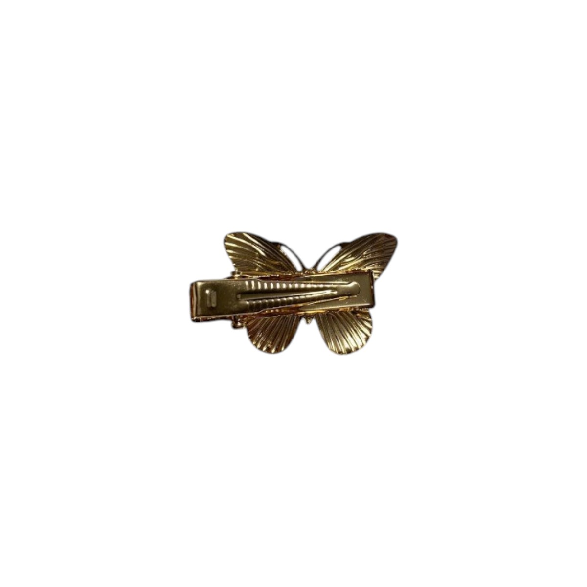 barrette à cheveux pince clémentine petit papillon doré 2-Photoroom
