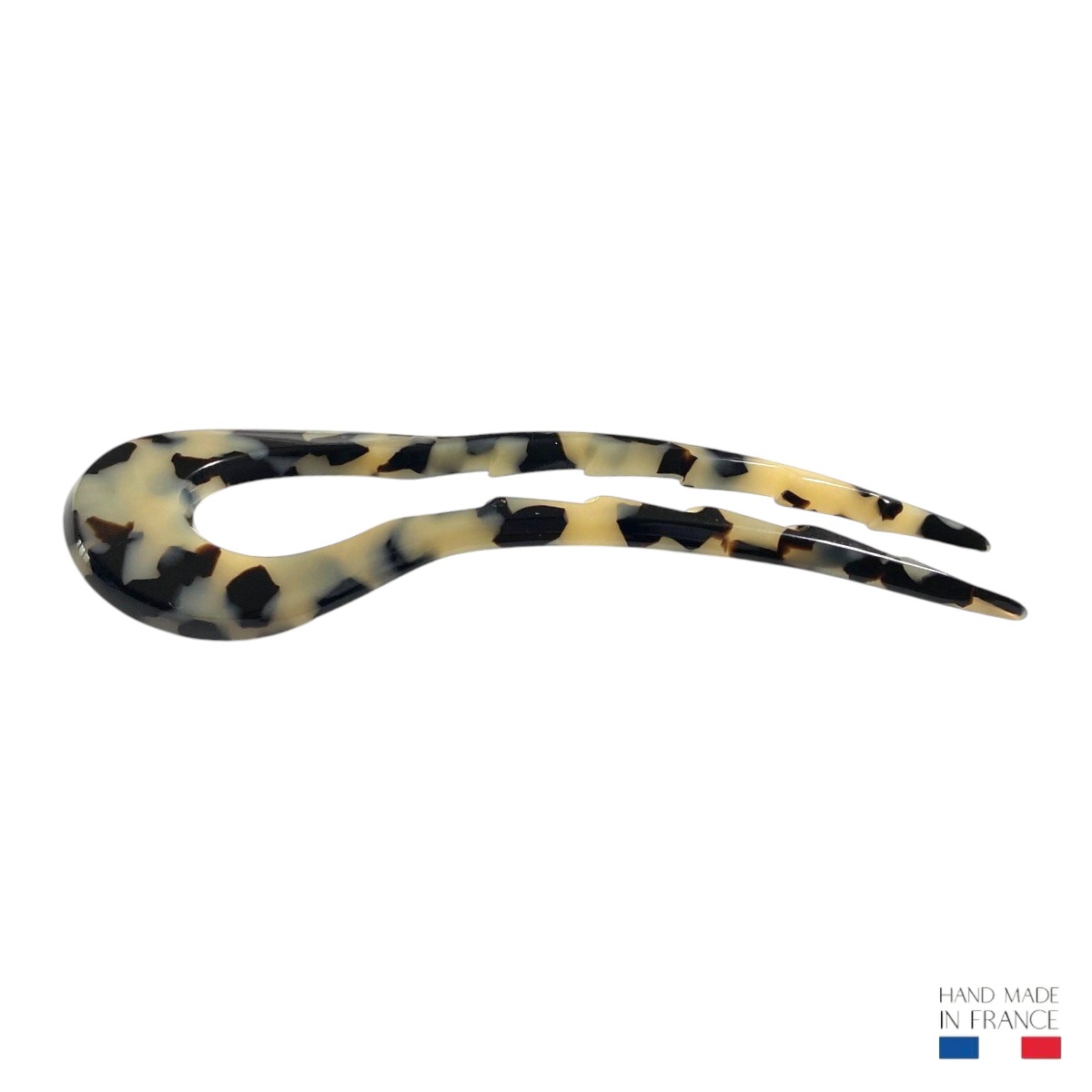 grande épingle à cheveux cranté écaille clair 3-Photoroom