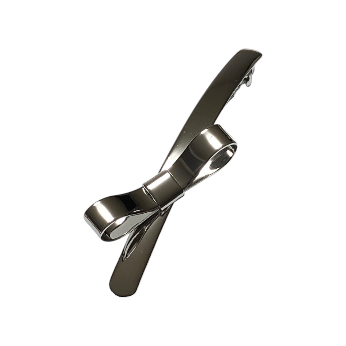 barrette à cheveux célia nœud argent 2-Photoroom