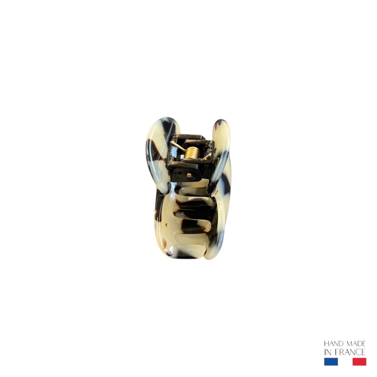 petite pince à cheveux 3,7 cm écaille clair 2-Photoroom