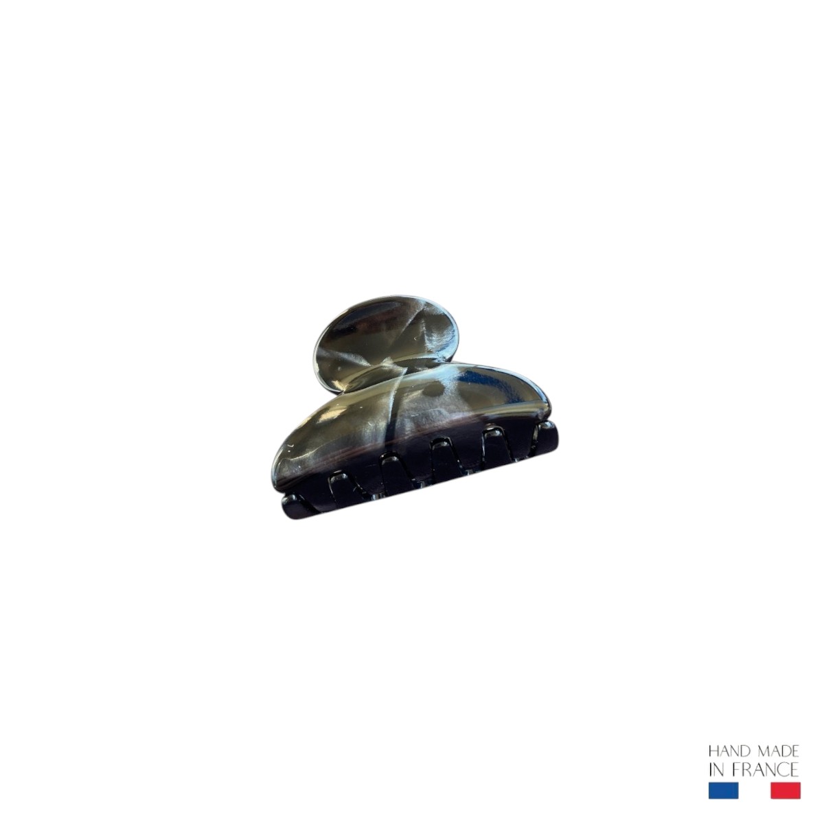petite pince à cheveux 3,7 cm noir nacré-Photoroom