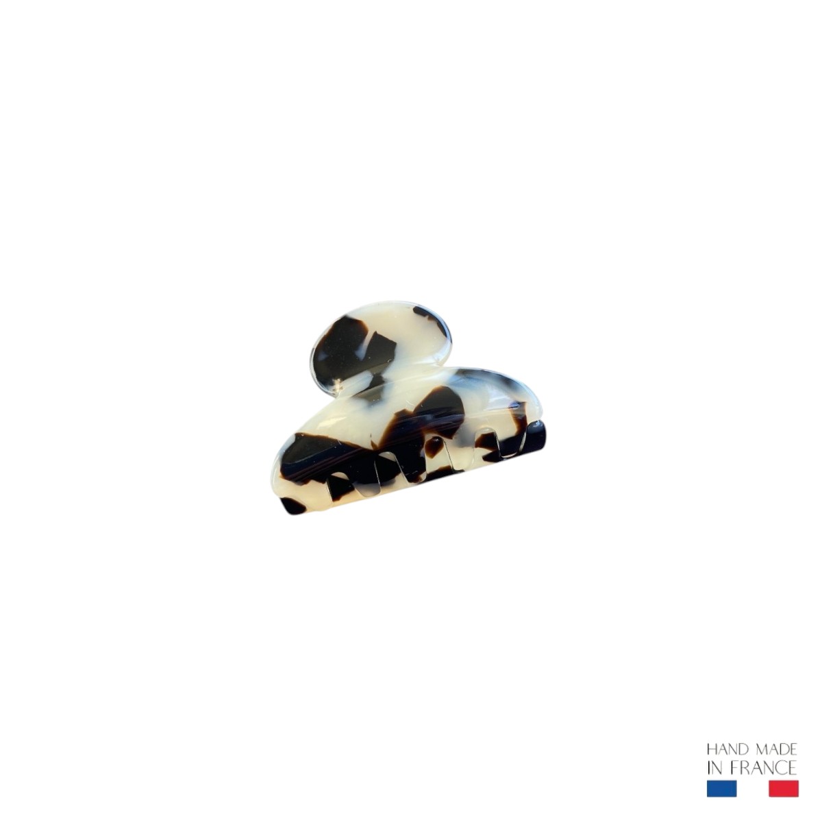 petite pince à cheveux 3,7 cm écaille clair-Photoroom