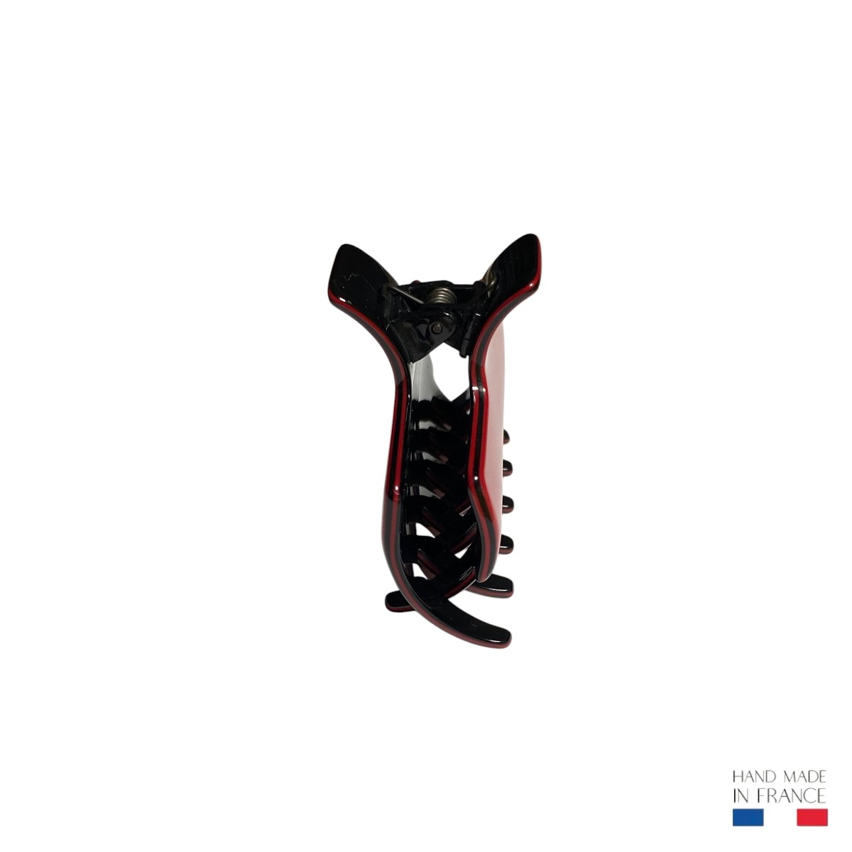 pince à cheveux rouge et noir 6 cm 4-Photoroom