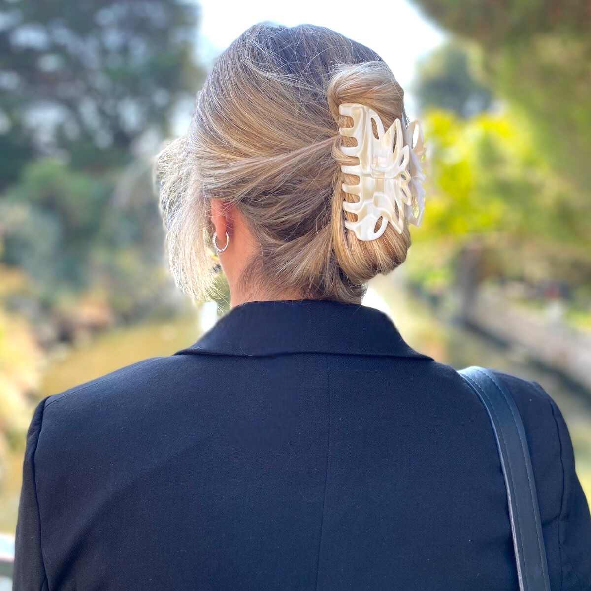 Grande pince à cheveux Alba 9 cm
