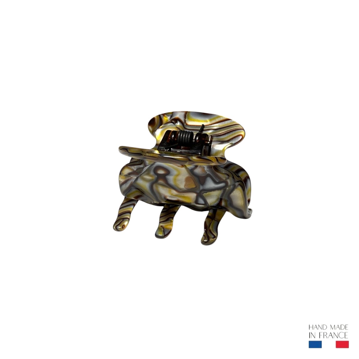 Petite pince à Cheveux Onyx 4 cm