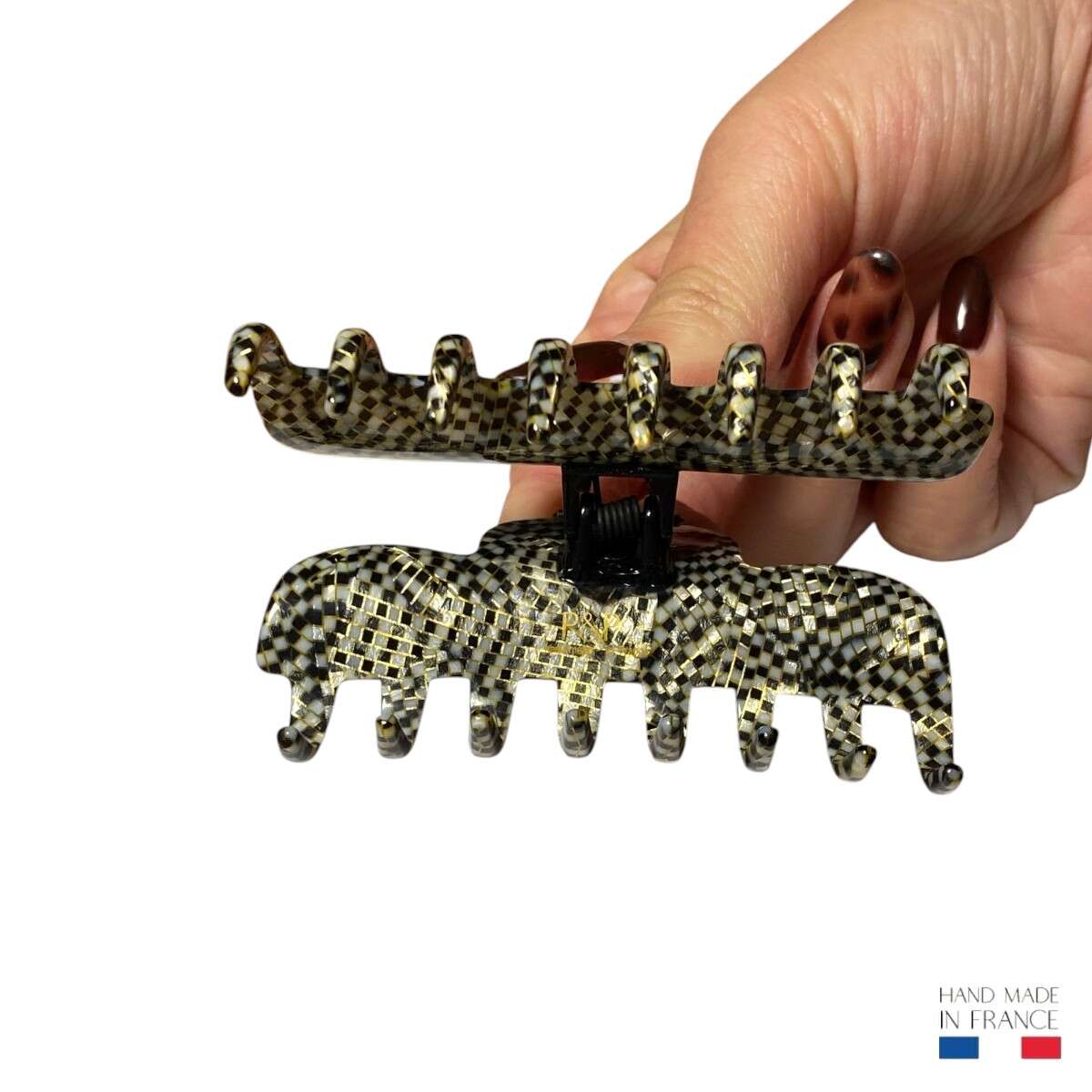 grande pince à cheveux opéra 8 cm 4