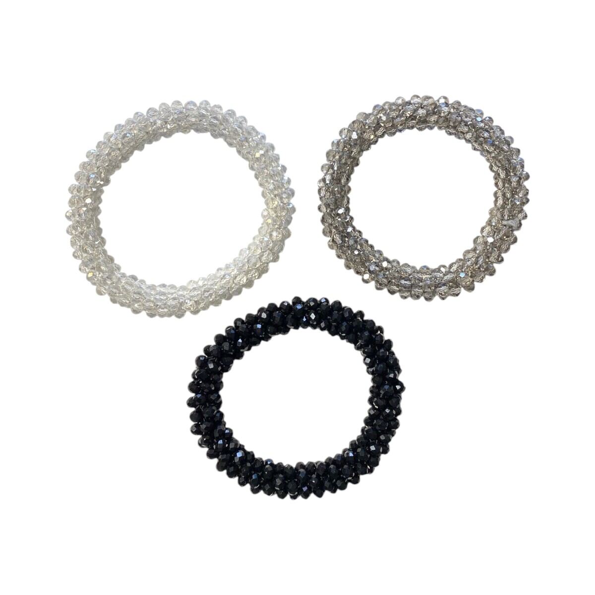 grand élastique cheveux strass 6 cm collection