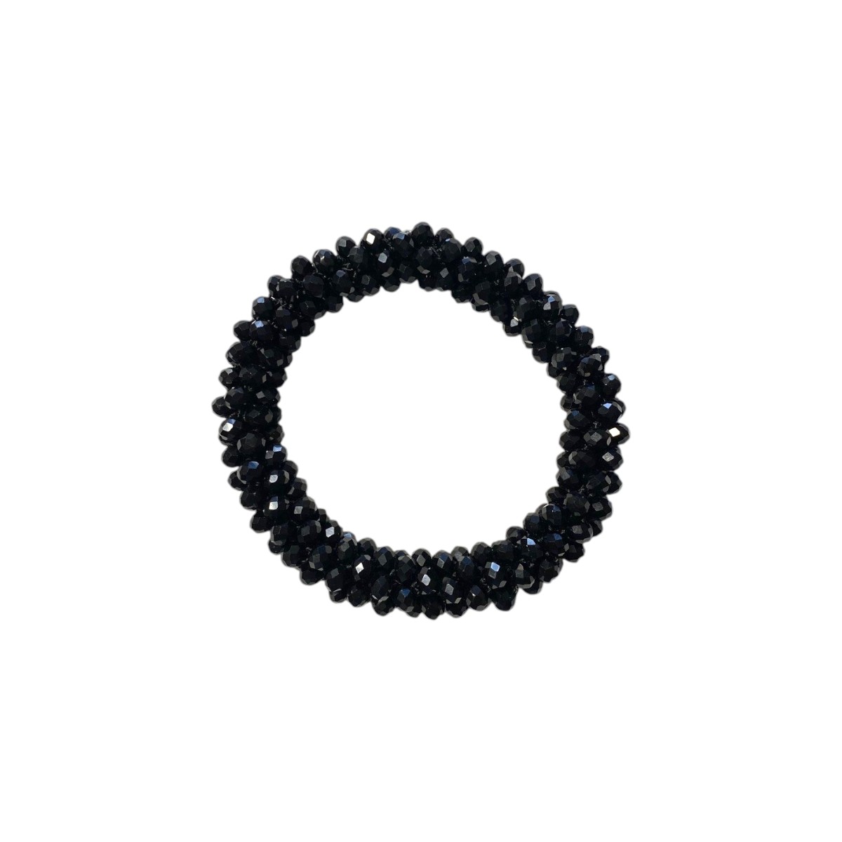 grand élastique cheveux strass 6 cm noir-Photoroom