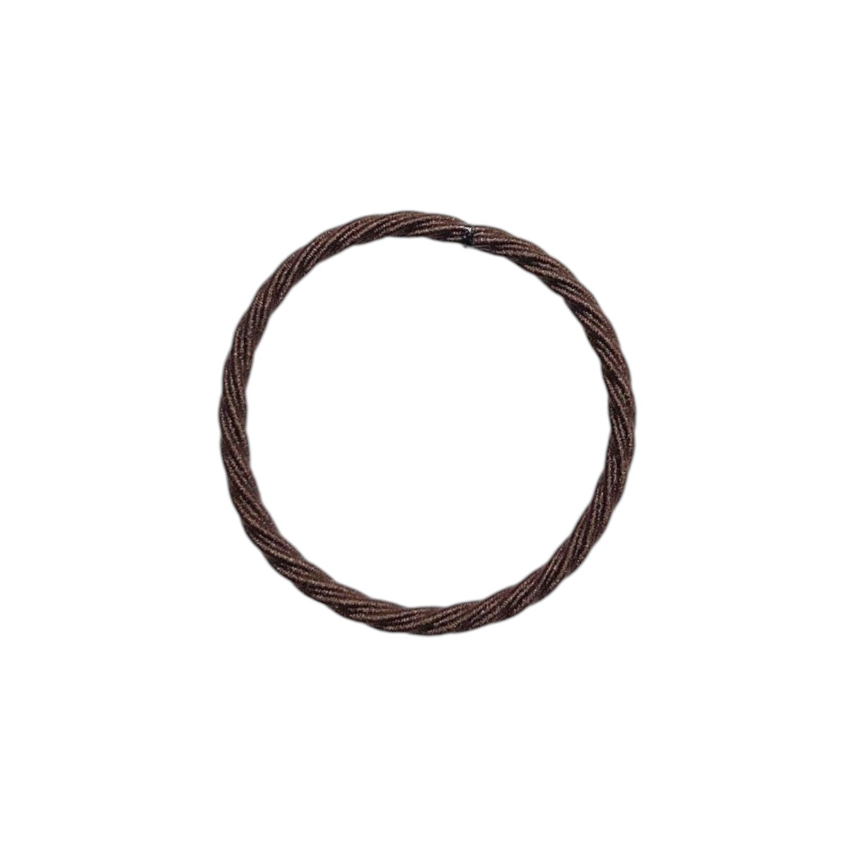 petit élastique torsadé 3 cm marron-Photoroom