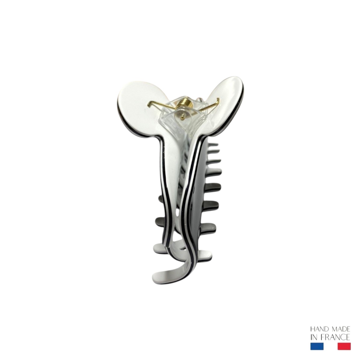 grande pince à cheveux 8 cm noir et blanc 3-Photoroom