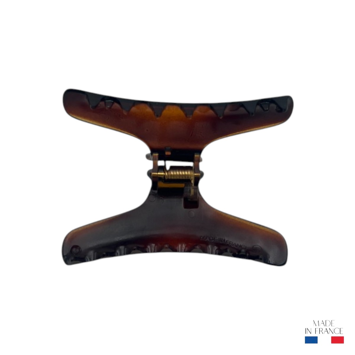 pince à cheveux classique marron 8 cm injecté 3-Photoroom