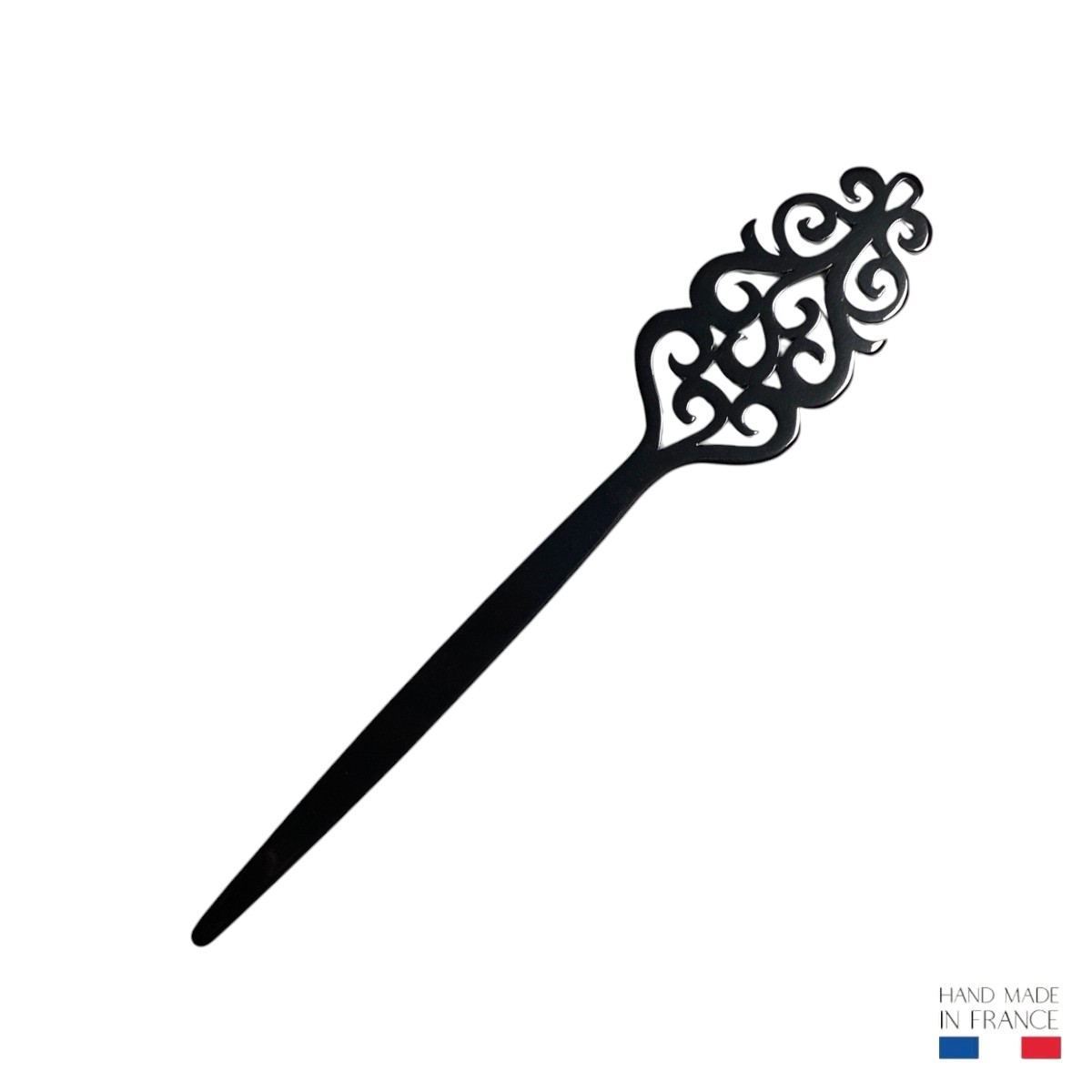pic à cheveux baroque arabesques noir-Photoroom