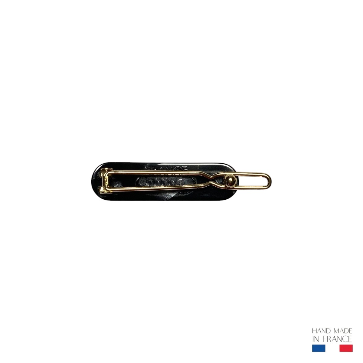 petite barrette à cheveux philomène noir nacré 2-Photoroom