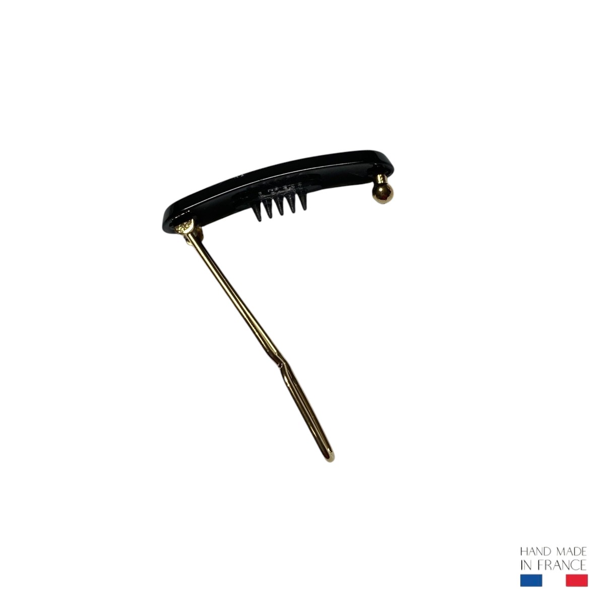 petite barrette à cheveux philomène noir nacré 3-Photoroom