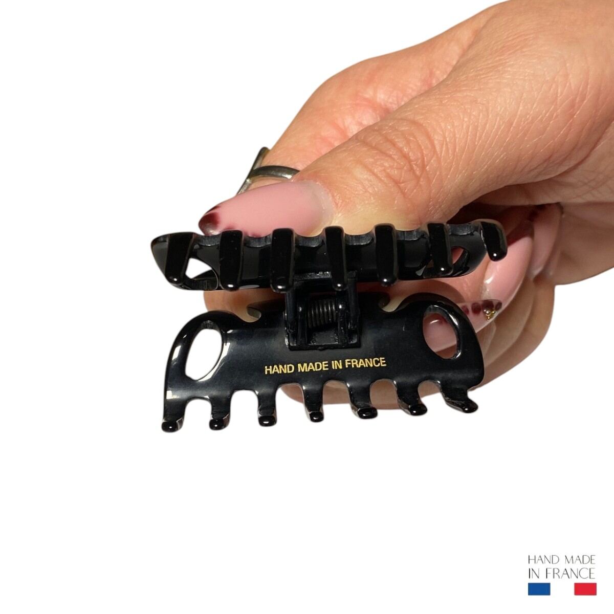 petite pince à cheveux noir 5 cm 4