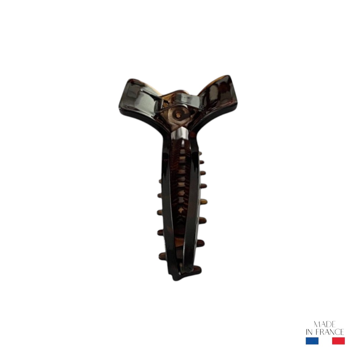 grande pince à cheveux marron 9 cm injecté 3-Photoroom