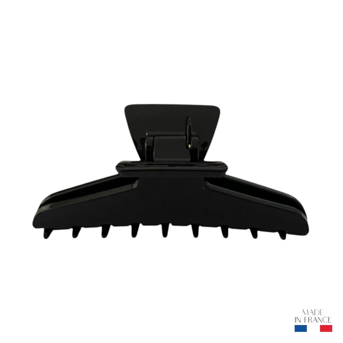 grande pince à cheveux noir 9 cm injecté-Photoroom