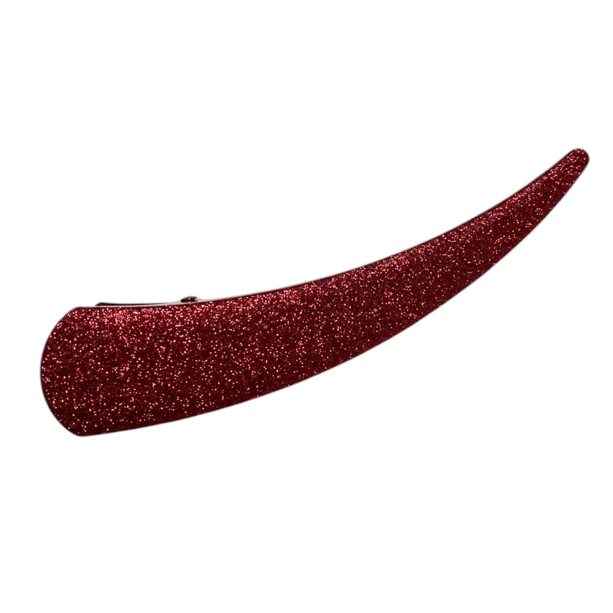 Pince à cheveux pélican granitée rouge