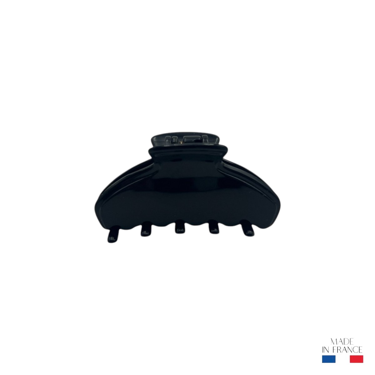 Petite pince à cheveux noire 6 cm
