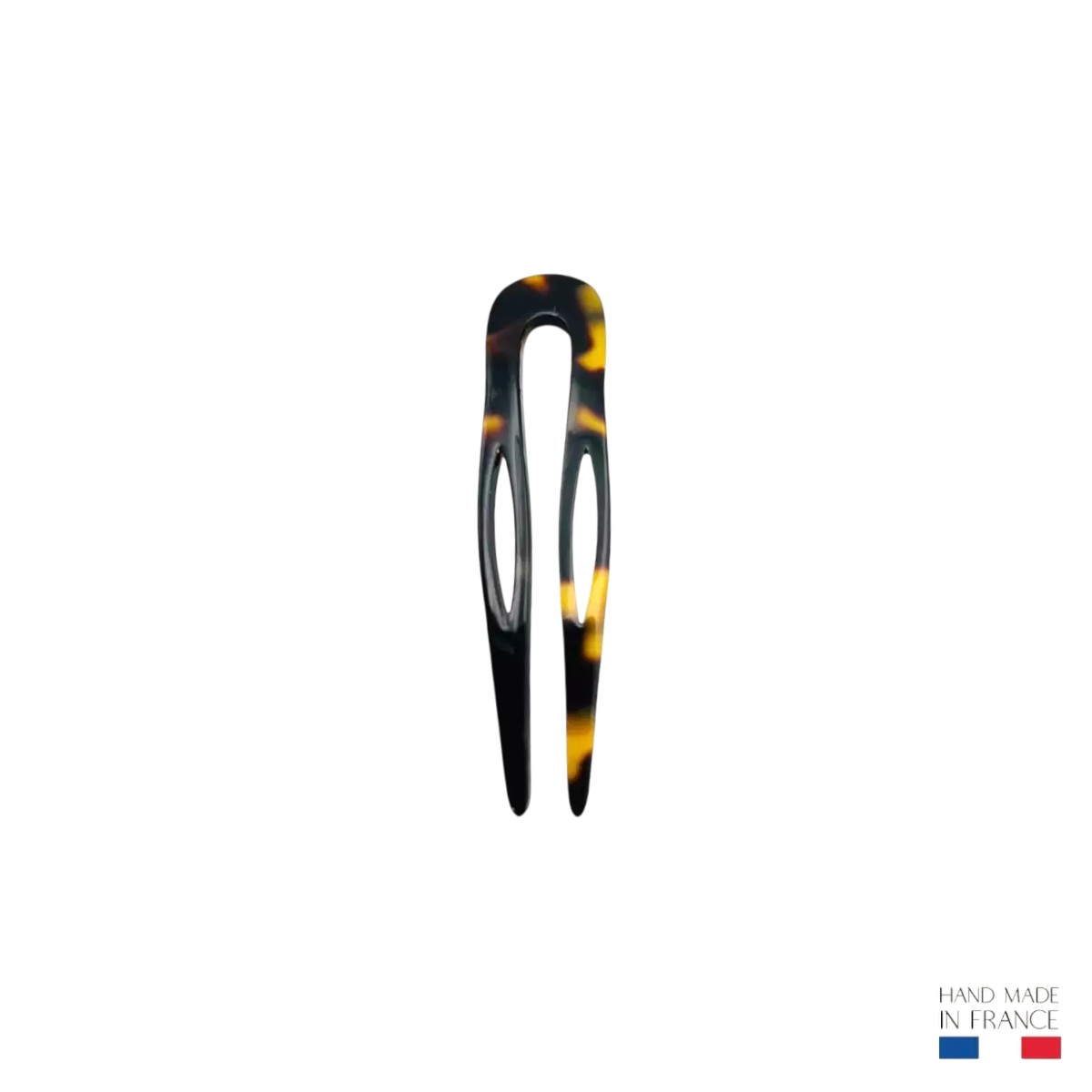 Épingle à cheveux 6,5 cm - Écaille foncée