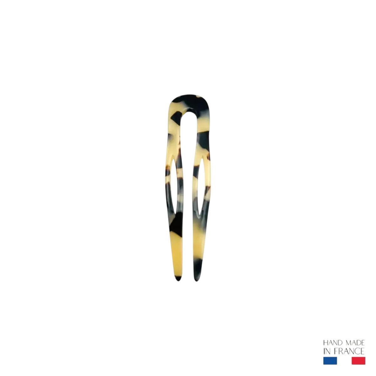 Épingle à cheveux 6,5 cm - Écaille claire