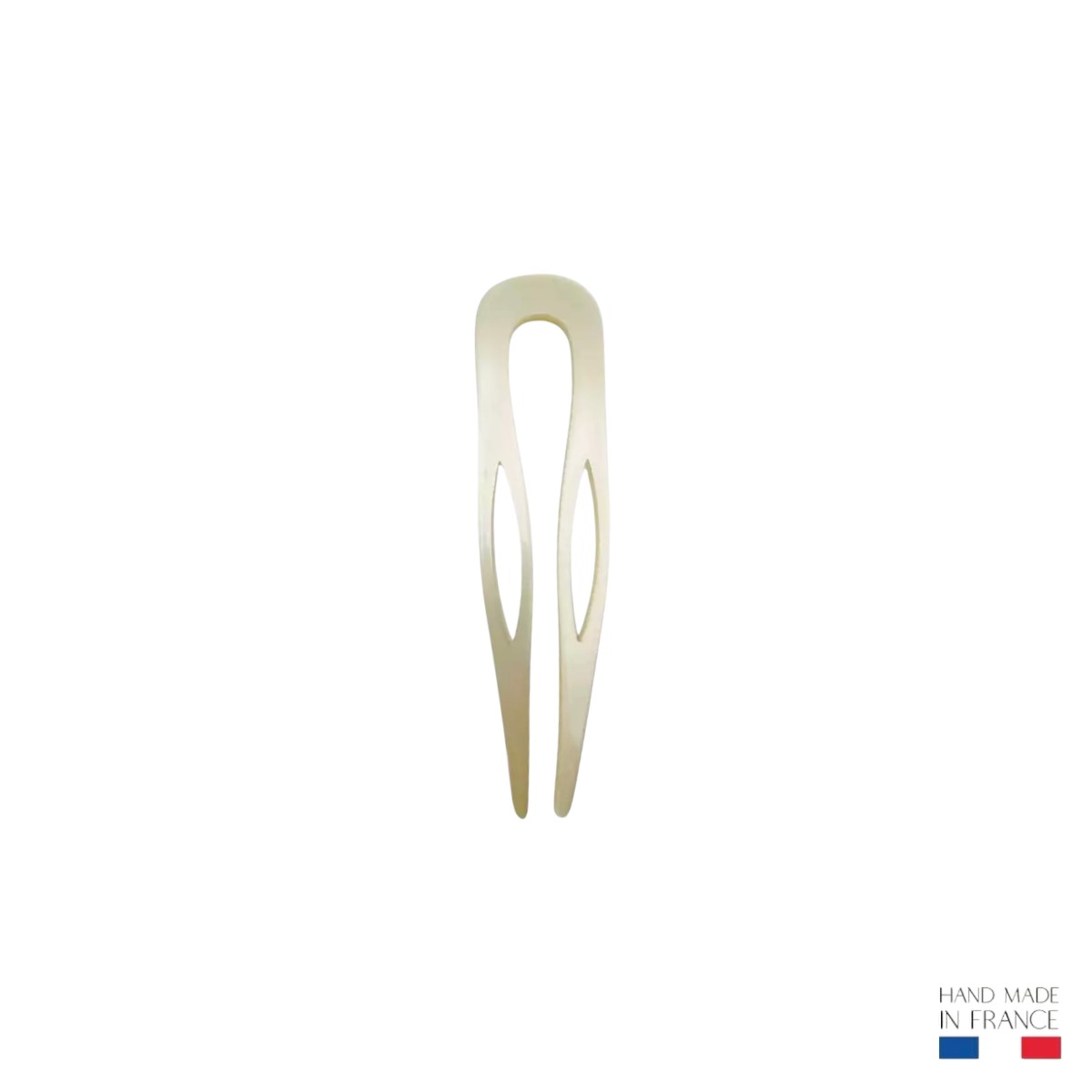 Épingle à cheveux 6,5 cm - Vanille