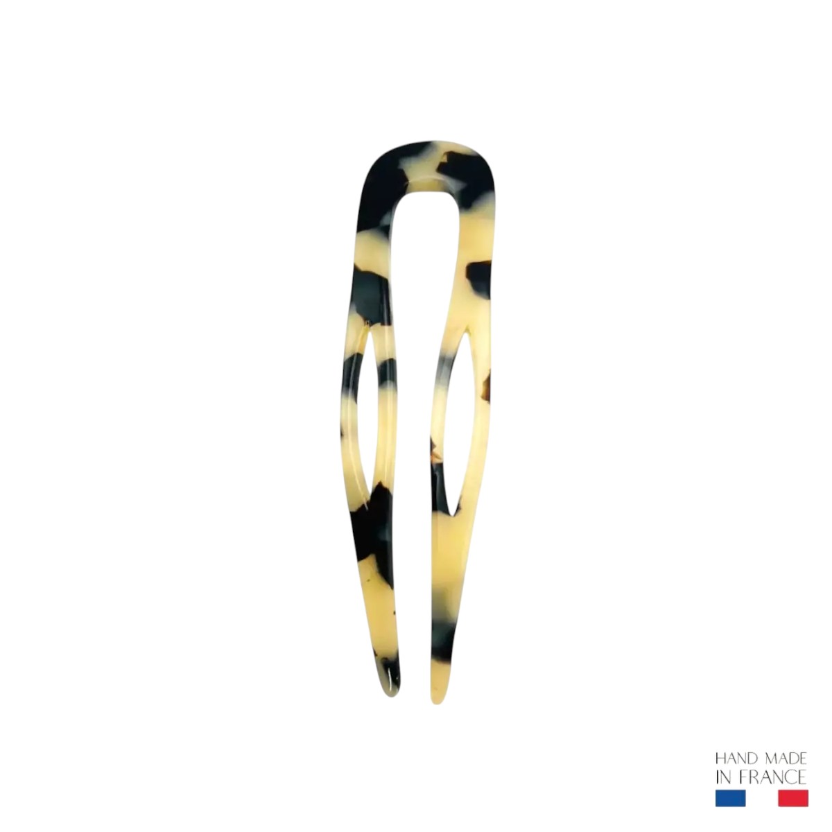 Épingle à chignon 8,5 cm - Écaille claire