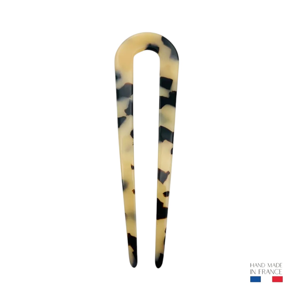 Épingle à chignon 10 cm - Écaille claire