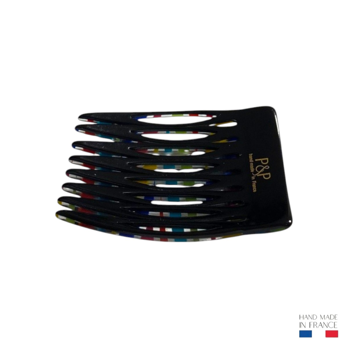 peigne à cheveux 8 dents arlequin 4-Photoroom