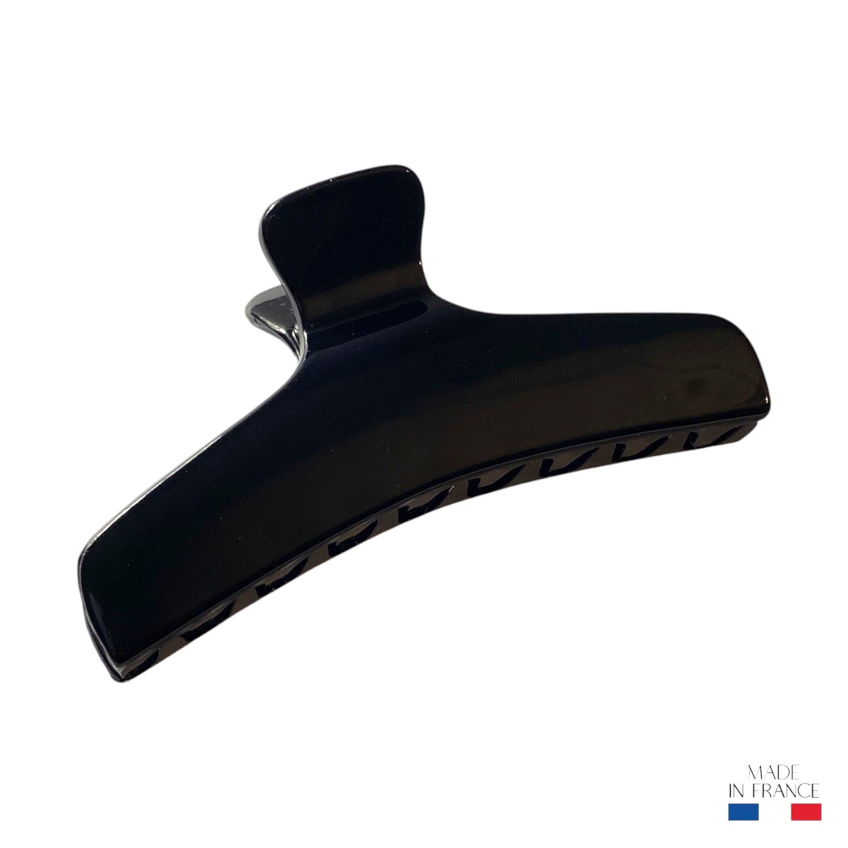 grande pince à cheveux noire 10 cm-Photoroom