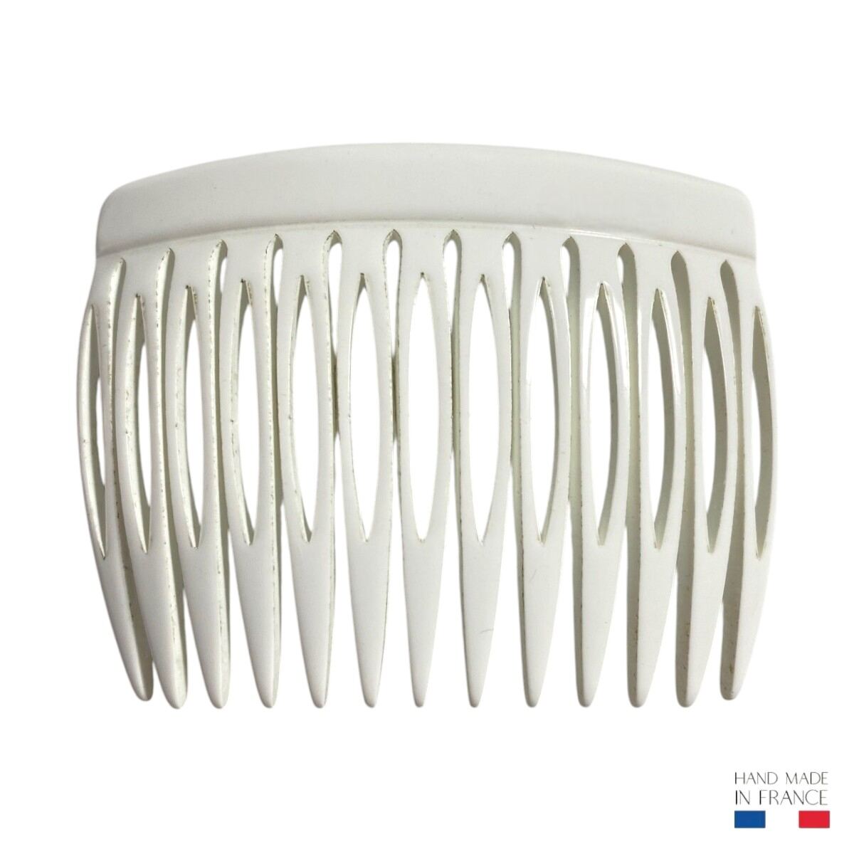 Peigne à cheveux blanc - 13 dents