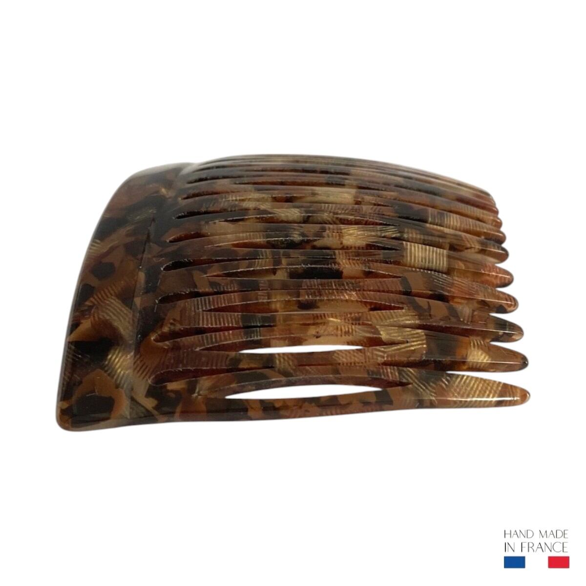 peigne à cheveux 13 dents écaille marbre 3