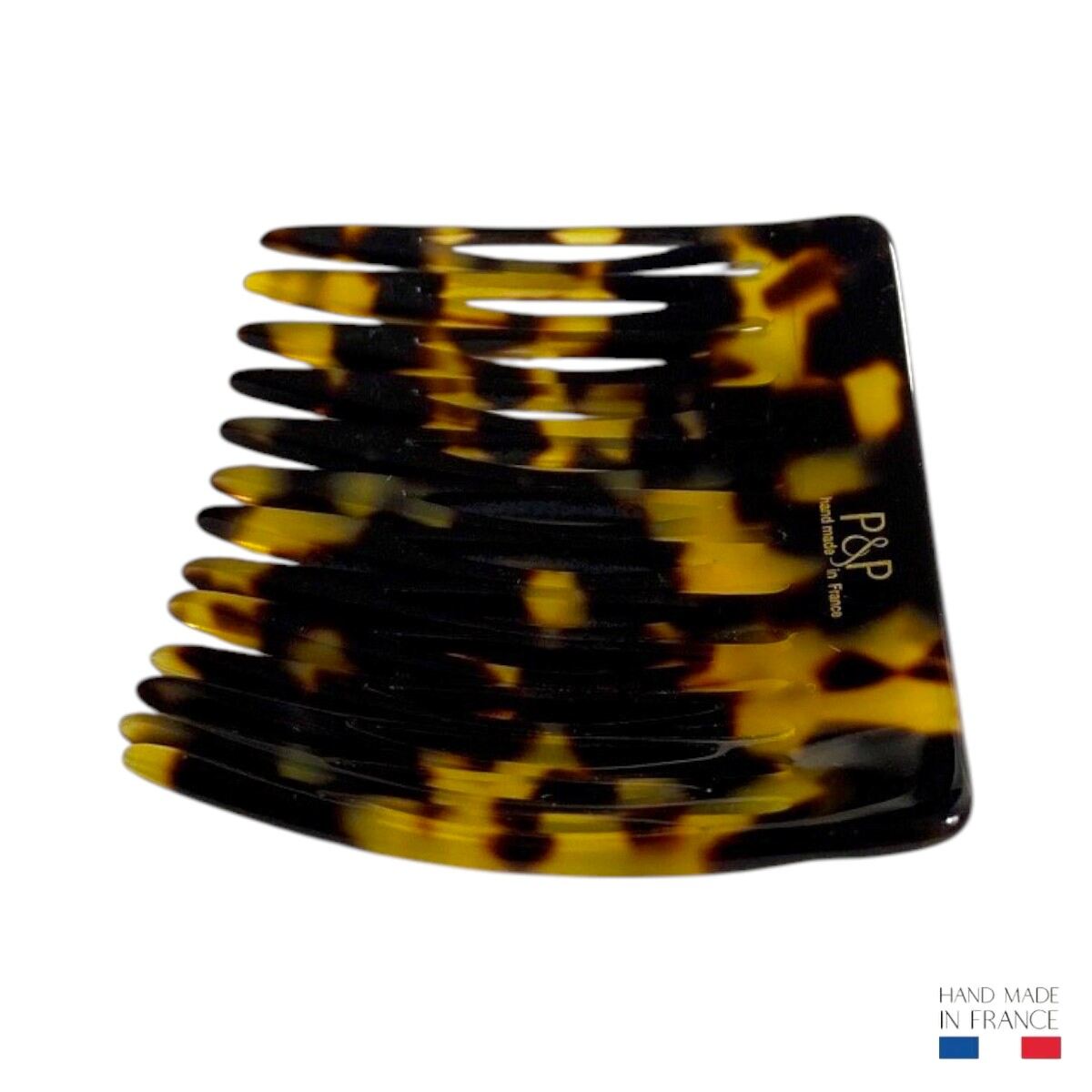 peigne à cheveux 13 dents écaille foncée 4