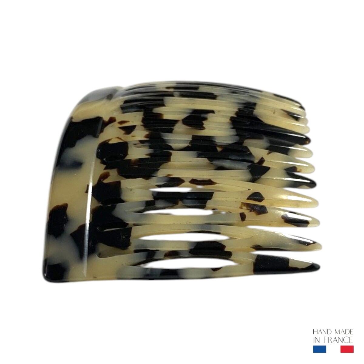 peigne à cheveux 13 dents écaille claire 3