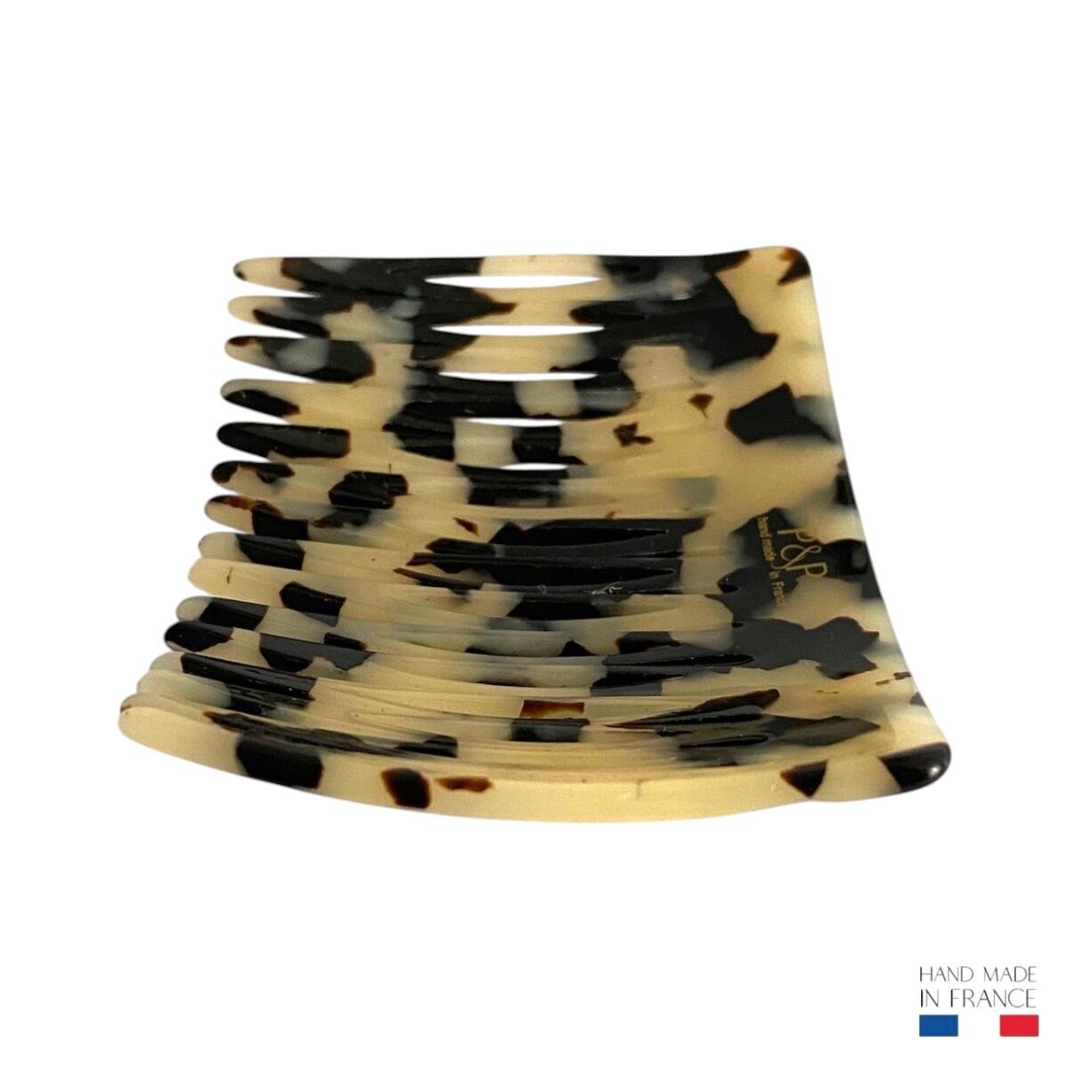 peigne à cheveux 15 dents écaille clair 4
