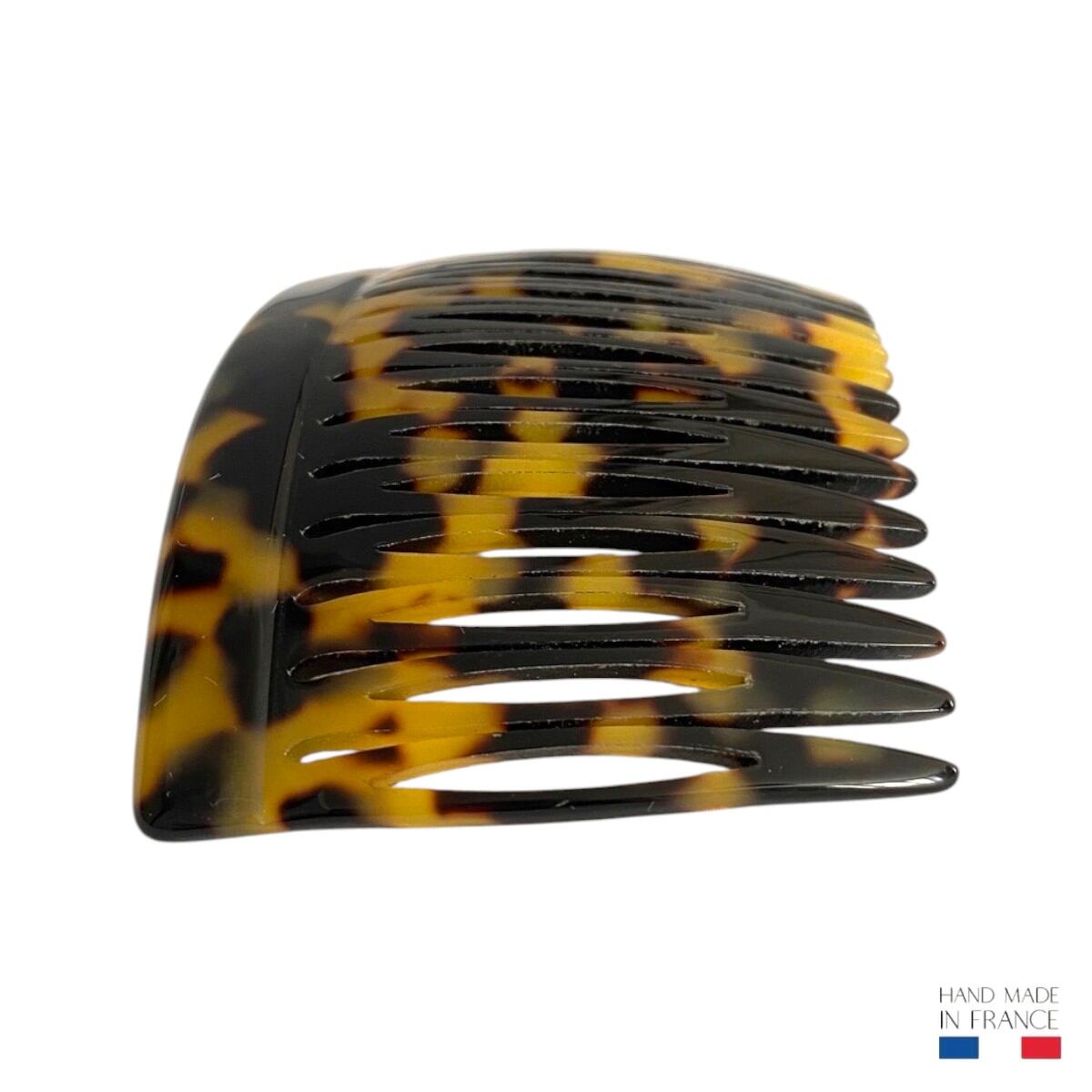 peigne à cheveux 15 dents écaille foncé 3