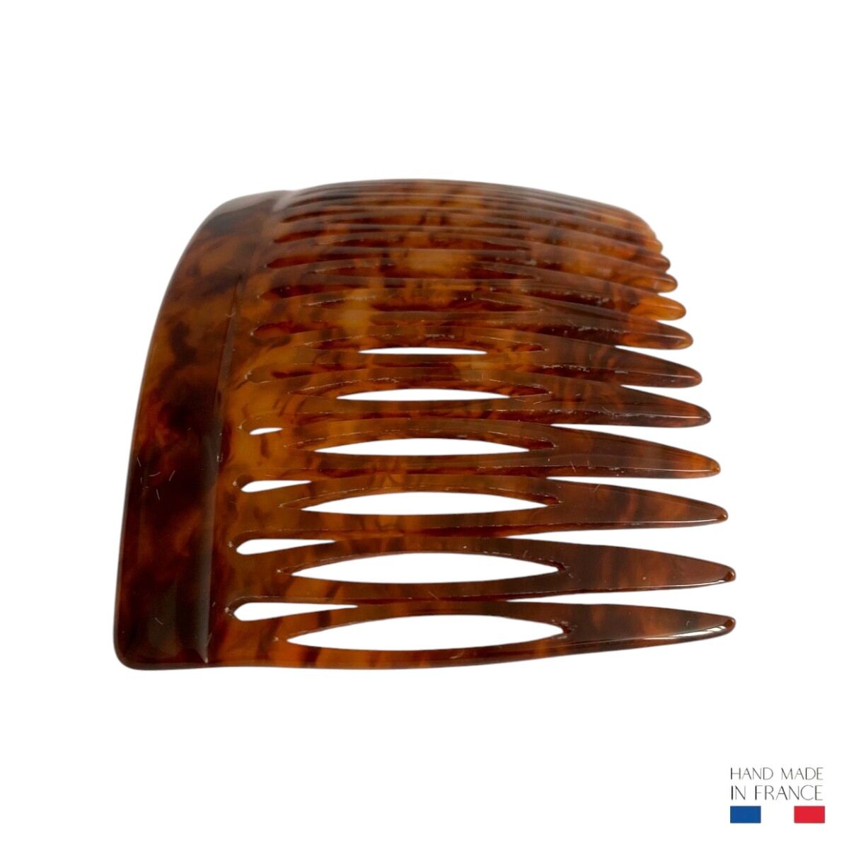 peigne à cheveux 15 dents écaille caramel 3