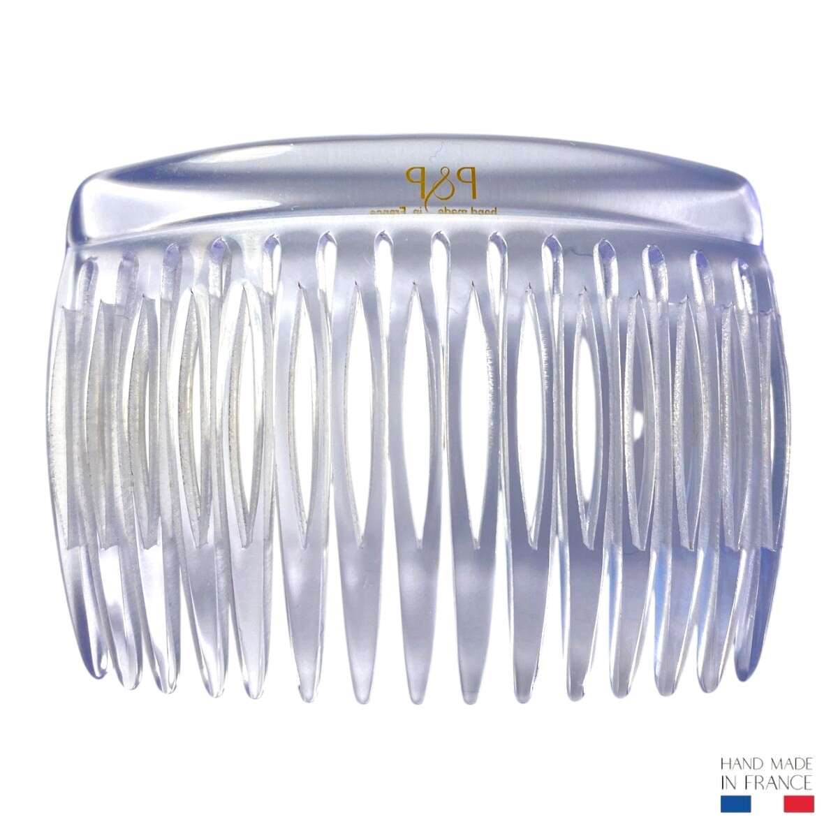 Peigne à cheveux transparent - 15 dents