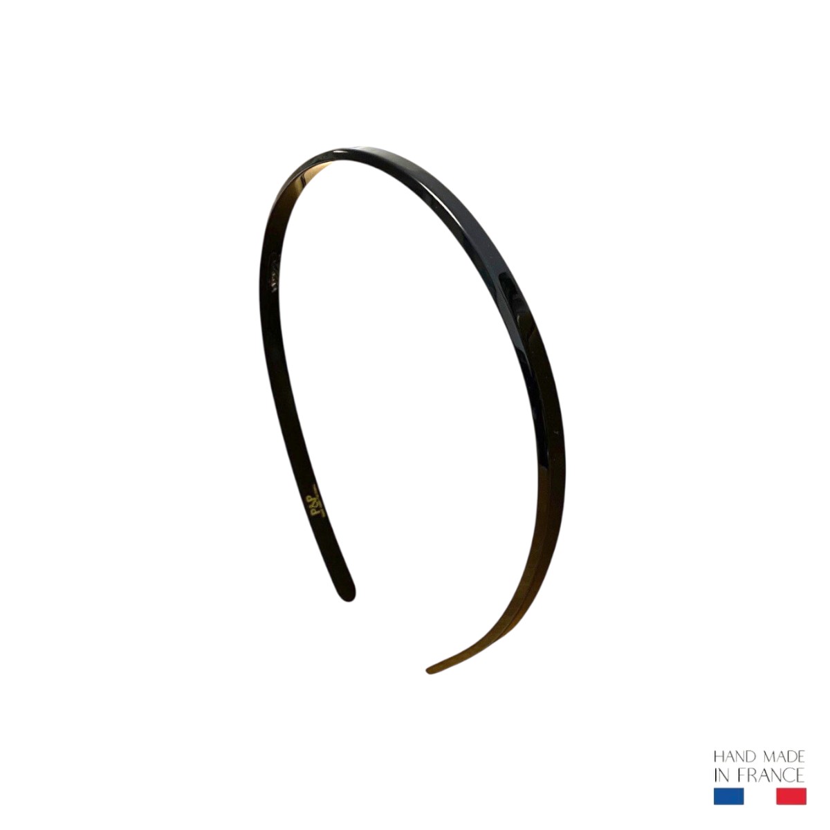 serre tête acétate 5 mm noir-Photoroom