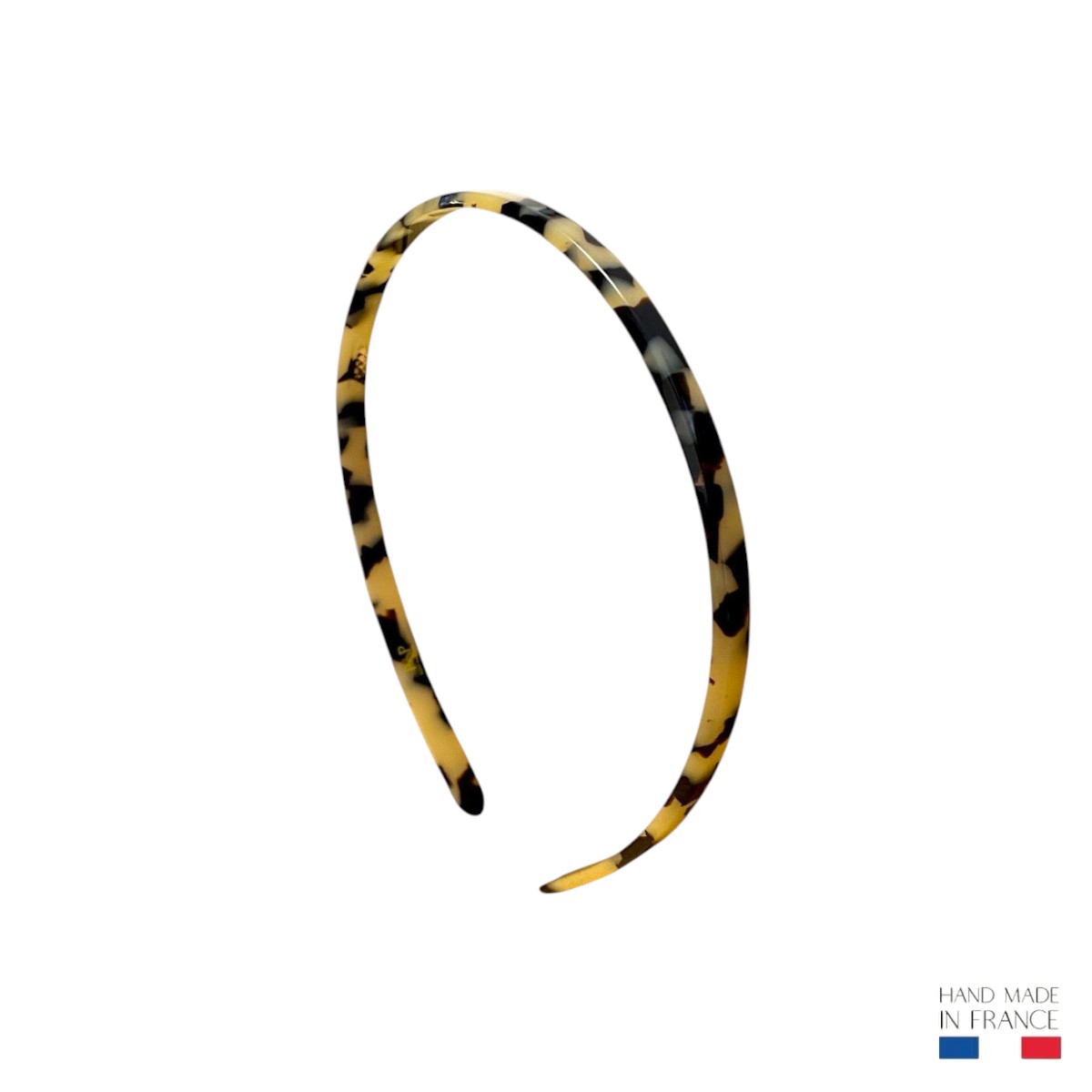 serre tête acétate 5 mm écaille clair-Photoroom