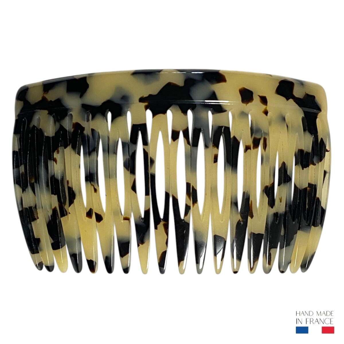 Peigne à cheveux écaille claire - 18 dents