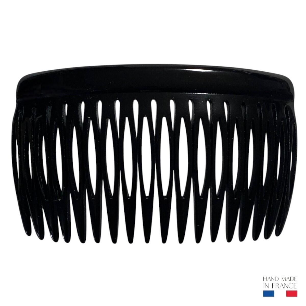Peigne à cheveux noir - 18 dents