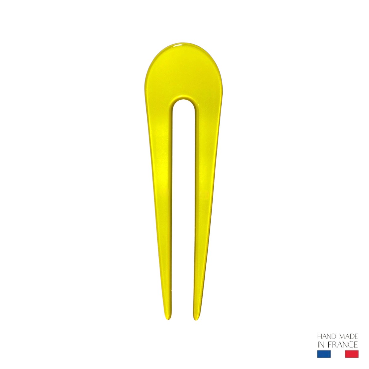 Épingle à chignon 9,5 cm -  Jaune