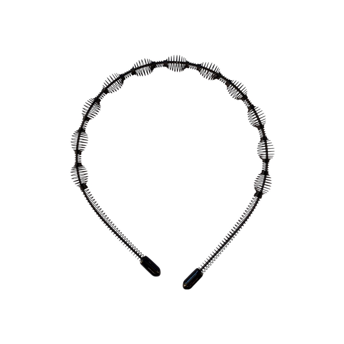 serre-tete-homme-spirales-metal-noir
