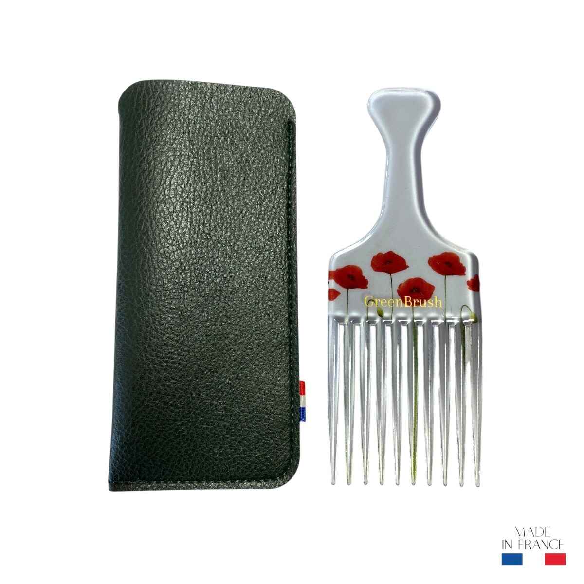 peigne-afro-motif-coquelicots-acetate-fabrication-francaise-etui
