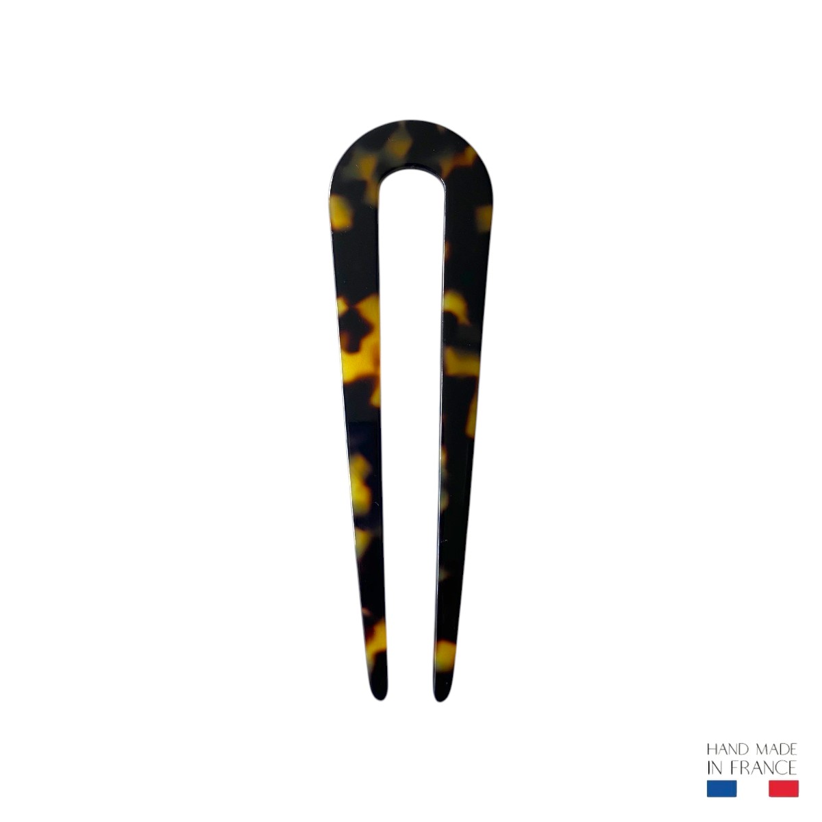 Épingle à chignon 10 cm - Écaille foncée