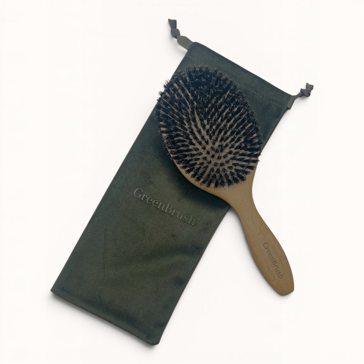 GRANDE BROSSE A CHEVEUX RONDE BOIS POIL DE SANGLIER 13