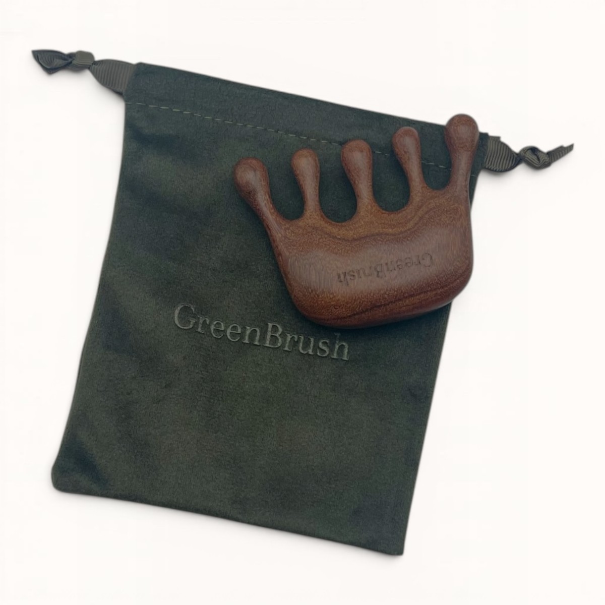 PEIGNE DE MASSAGE EN BOIS POUR CUIR CHEVELU FONCE12