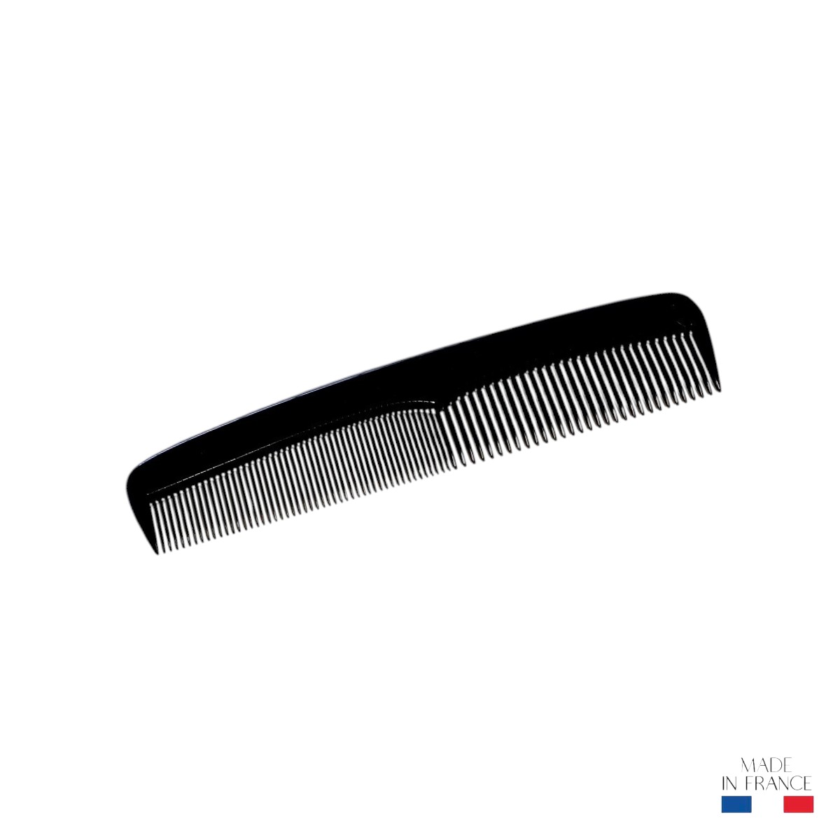 peigne-double-denture-noir-greenbrush-19-cm-face
