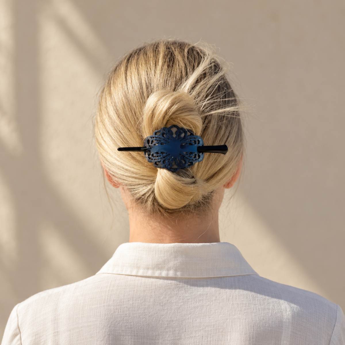 barrette cheveux Bianca portée